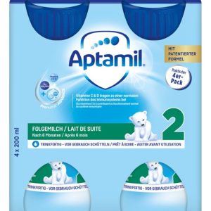 Pronutra 2 prêt-a-boire Aptamil 4×200 ml
