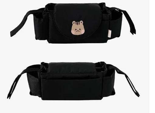 Sac à langer Noir poussette – Image 9