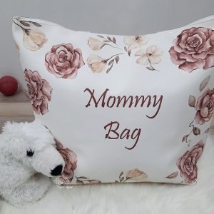Sac Mommy bag Roses Taupe
