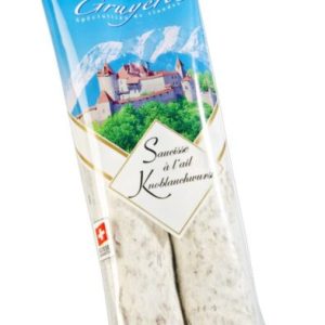 Saucisse à l’Ail de La Gruyère 180 gr