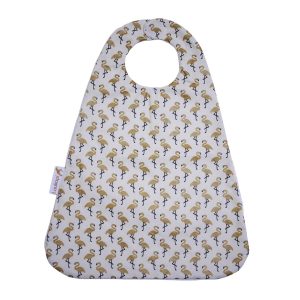 Serviette magique coton enduit « flamant rose doré »