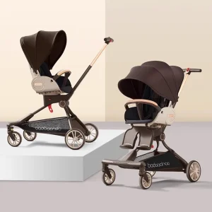Poussette bébé à haut paysage
