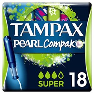 Tampax Compak Pearl Super 18x