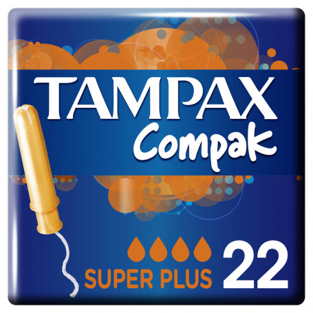 Tampax Compak Super Plus 22x