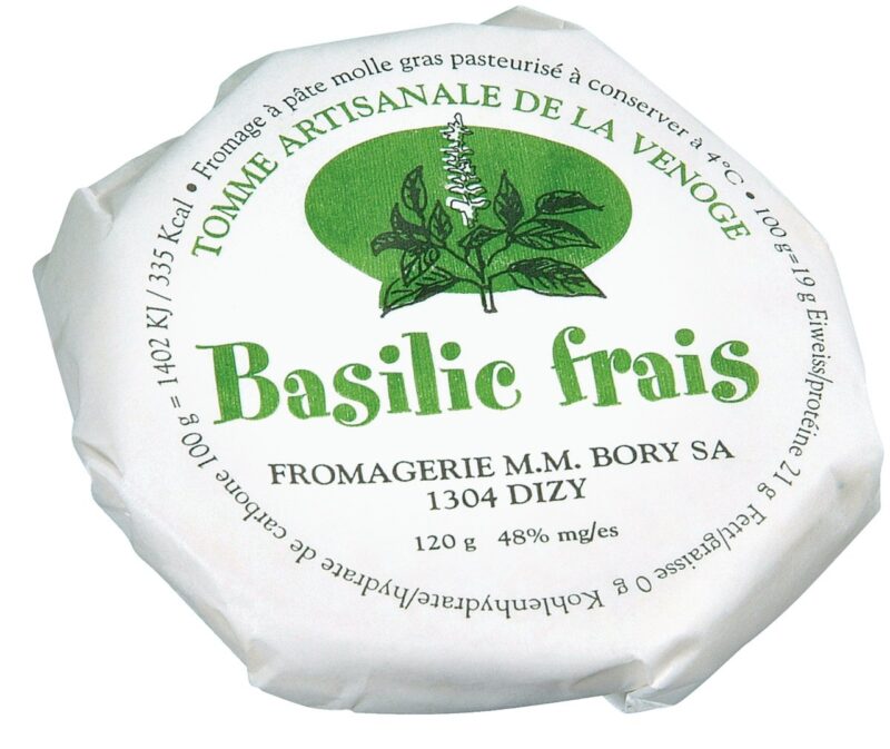 Tomme de la Venoge au Basilic 2 X 120 gr