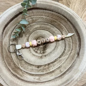 Porte-clés confettis