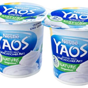 Yaos Nature 2% de Matière Grasse et Sans Sucre 2X150g