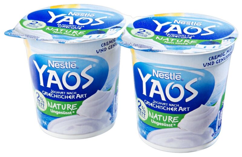 Yaos Nature 2% de Matière Grasse et Sans Sucre 2X150g