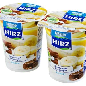 Yogourt Banana Split Hirz 180 g 2x