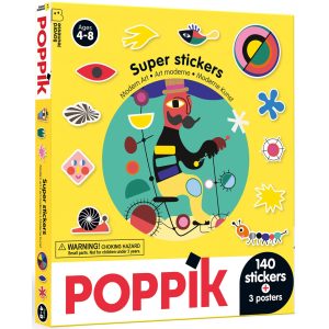 3 posters + 140 stickers ART MODERNE (4-8 ANS)