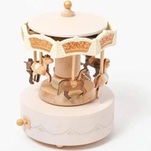 BOÎTE À MUSIQUE CARROUSEL WOODERFUL LIFE