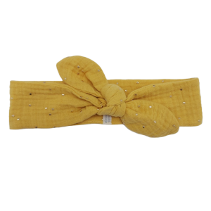 Bandeau à nouer en gaze de coton