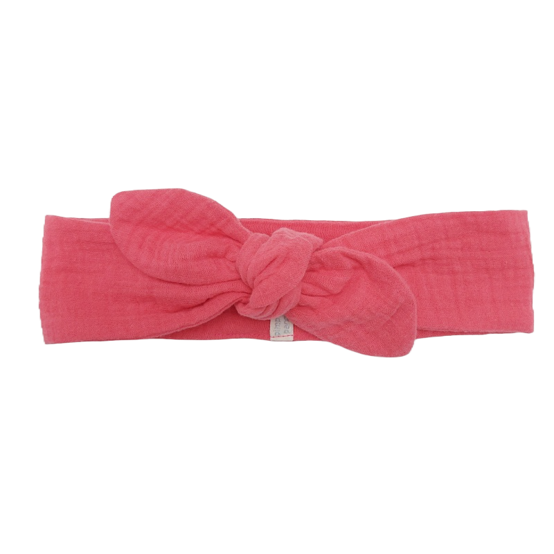Bandeau à nouer en gaze de coton