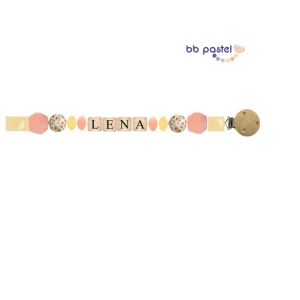 Modele lettres en bois – Crée ton attache-tétine naturel & unique