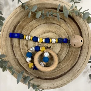 Coffret duo bleu roi jaune moutarde