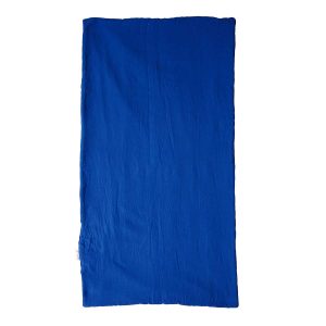 Couverture nomade gaze de coton turquoise