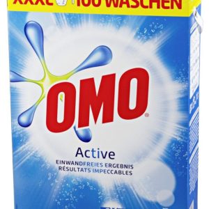 Omo Poudre Active xxxl 100 Lessives