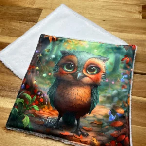 Coupon tissu carré – Geai