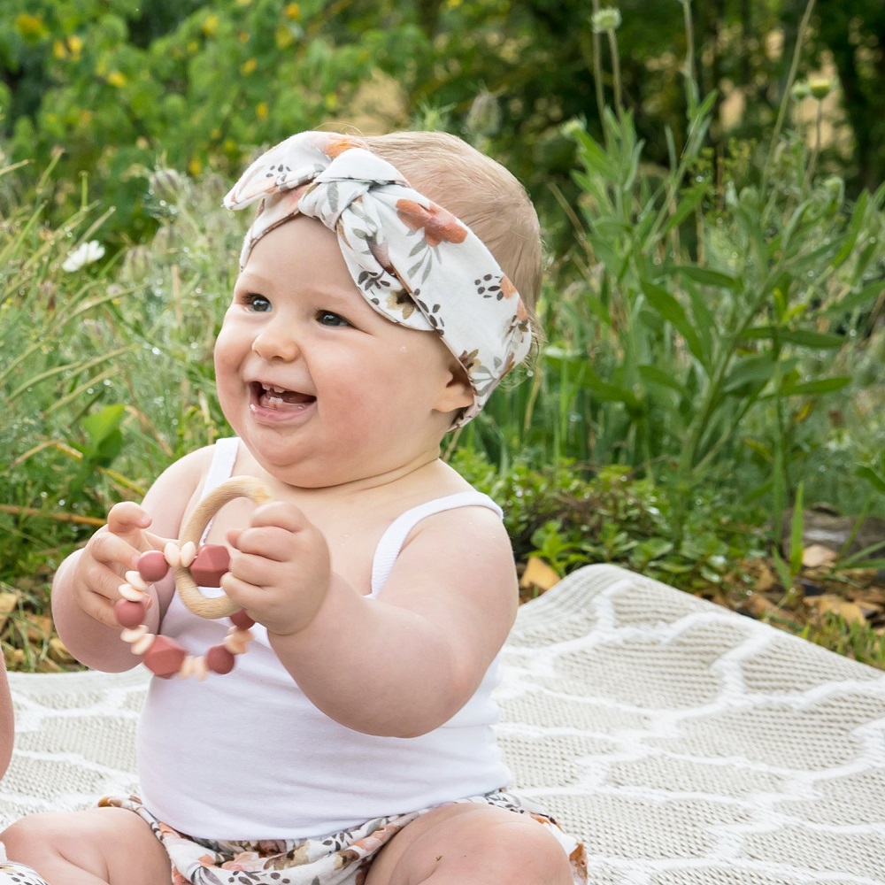 bandeau à nouer en coton – Image 4