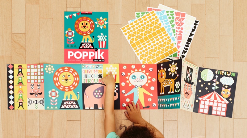 Poster créatif + 750 stickers CIRQUE (3-7 ans) – Image 2
