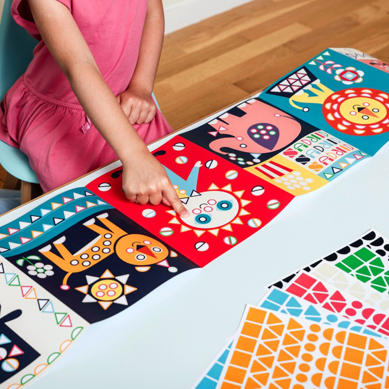 Poster créatif + 750 stickers CIRQUE (3-7 ans) – Image 4