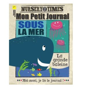Livre bébé en tissu SOUS LA MER (dès 3 mois)