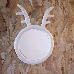 Miroir Renne fait main