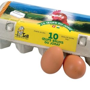 Oeufs CH Jorat Au Sol 53+gr 10 x
