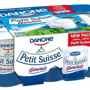 Petit Suisse Gervais Danone 6 X 60 gr