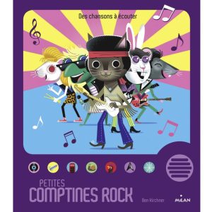 Livre sonore PETITES COMPTINES ROCK (dès 3 ans)