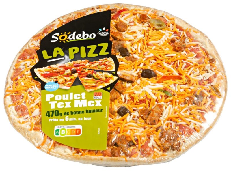 La Pizz Poulet Tex-Mex Sodebo 470g