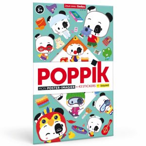 Poster pédagogique + 43 stickers JOUE AVEC GADOU (3-6 ans)