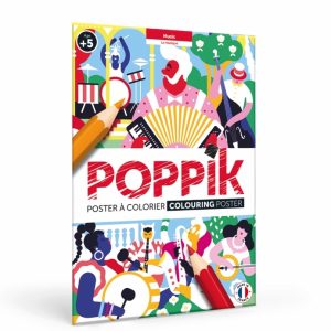  Poster à colorier  Musique (dès 5 ans)