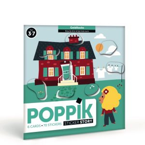 6 cartes + 70 stickers BOUCLE D’OR (3-7 ans)