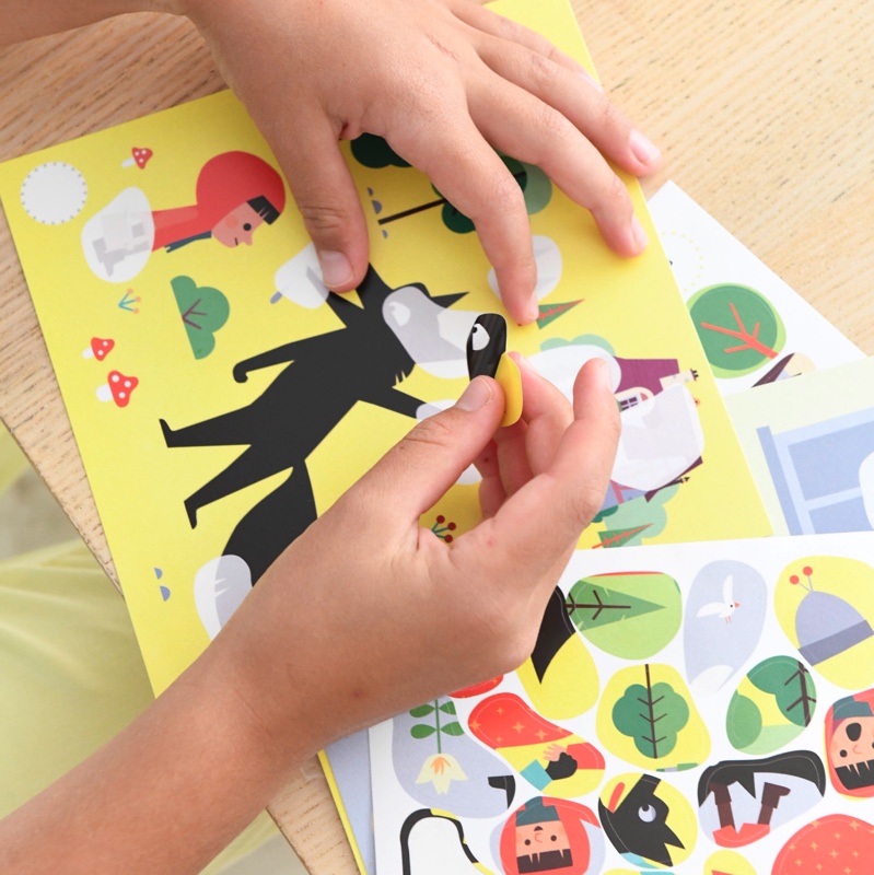 6 cartes + 70 stickers HANSEL ET GRETEL (3-7 ans) – Image 3