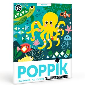 Poster créatif + 750 stickers AQUARIUM (3-7 ans)
