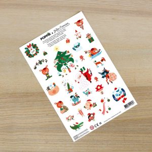 28 stickers décoratifs LE SUPER NOËL DE JULIE MERCIER