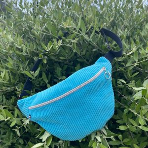 Banane velours Bleu – Baroudeuse Pop