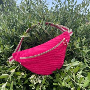 Banane velours Rose Fushia – Baroudeuse Pop