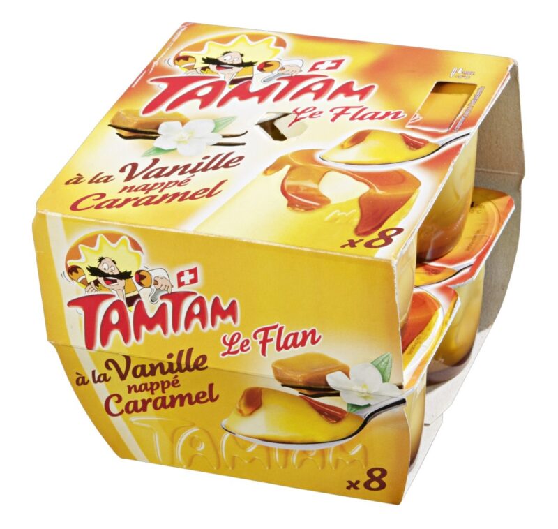 Flan Tam Tam Vanille Caramel 100g 8 X
