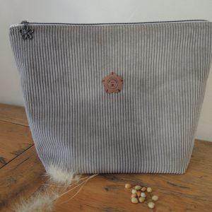 Trousse Valentine marron glacé – Taille L