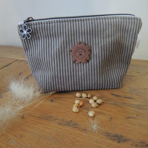 Trousse Valentine marron glacé – Taille S