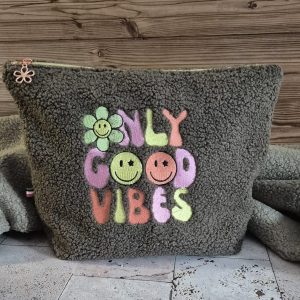 Trousse Valentine Moumoute « Only Good Vibes » – Taille L